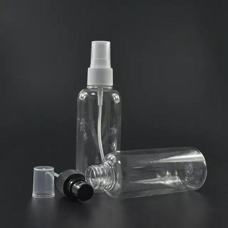 Ukuran Perjalanan portabel Botol Semprot Plastik Kosong Alkohol PET Hand Sanitizer Pompa Semprot Putih Botol Semprot Plastik Tubuh