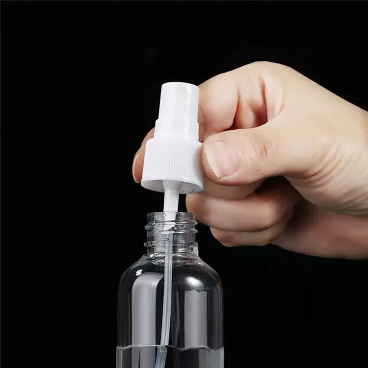 Diisi ulang kosong putih bening Murah kosong transparan 1 oz 50ml 100ml 120ml kosmetik PET botol semprotan kabut plastik