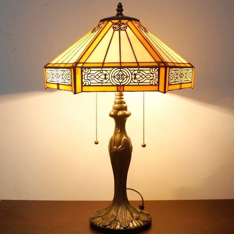 30cm 40cm Antique Desk Decor Lamp Bar Kamar Tidur Living Room Rumah Dekorasi Cahaya Kerajinan Tangan Lampu Meja Kaca Kaca