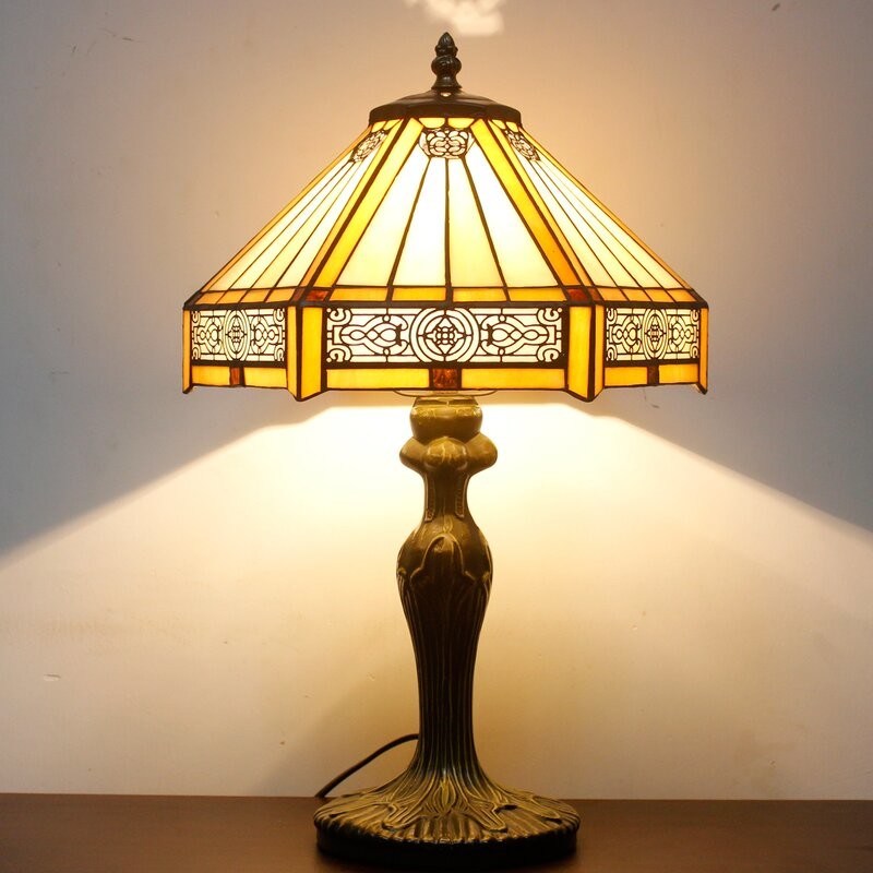 30cm 40cm Antique Desk Decor Lamp Bar Kamar Tidur Living Room Rumah Dekorasi Cahaya Kerajinan Tangan Lampu Meja Kaca Kaca