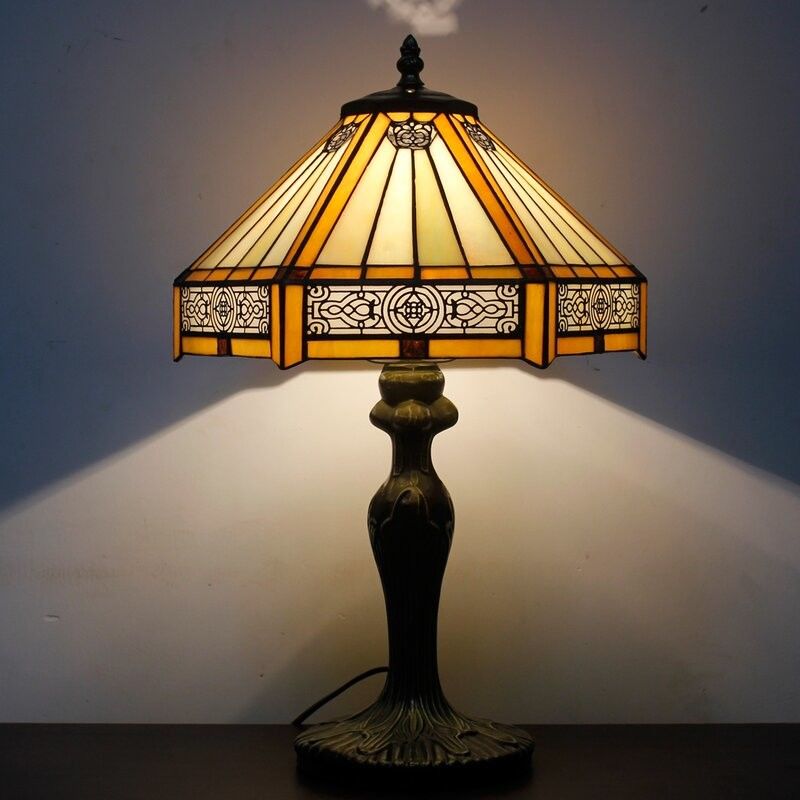 Eropa 30cm Hotel Vintage Lampu Meja Bar Kamar Tidur Kamar Tidur Kamar Tidur Hotel Handmade Lampu Meja LED Kaca Kaca