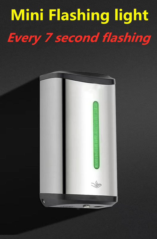 Ruang Bersih Kamar Mandi Cuci Tangan Tidak Tersentuh Stainless Steel 304 Otomatis 800ml Sensor Sabun Spray Alkohol Sterilisator Tangan