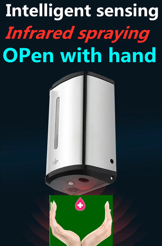 Ruang Bersih Kantor Hotel Pabrik Farmasi Sabun Otomatis Handfree Stainless Steel 304 Sterilisator Tangan Otomatis