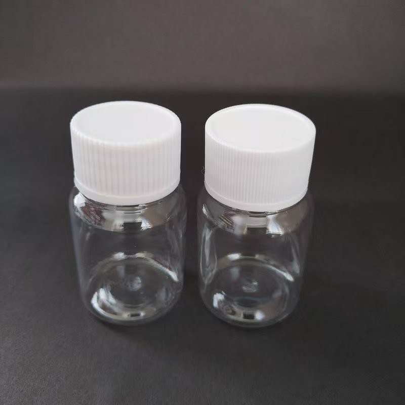 30ml Empty Transparent Medicine Bottle Wide Neck Finish Plastic Vitamin Pill Tablet Capsule Bottle